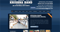 Desktop Screenshot of oldkrishnaband.com